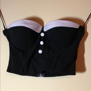 Cropped Sailor Girl top